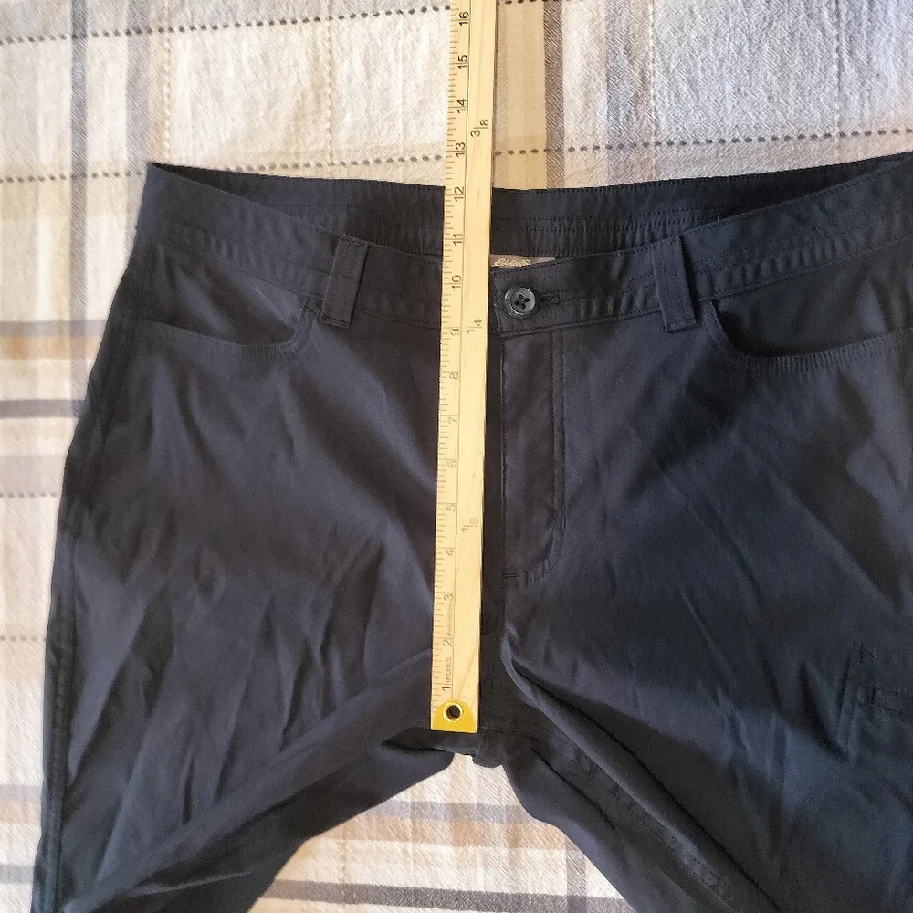 Eddie Bauer Rainer Active Capri‎ Size 14 Black Gorpcore Casualcore Outdoorcore